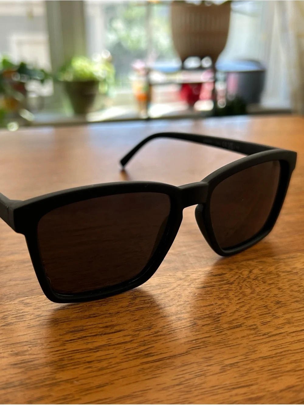 Goodr Kids Size - Matte Black Square Sunglasses - Dark Smoke Lenses